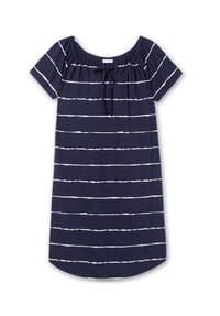 sheego - Jerseykleid - tiefblau-gestreift