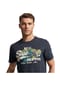 Superdry. Herren T-Shirt - VINTAGE NARRATIVE TEE, Baumwolle, Rundhals, Print, einfarbig Bild 3