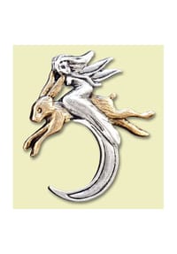 Adelia's - mit Swarovski Kristalle Mondspringer - silber