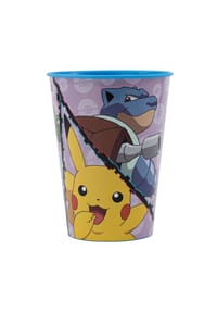 Nintendo - Pokemon Becher Kinder 260 ml Trinkbecher für Kita & Frühstück - Mehrfarbig 9,7x7,6x7,6 cm