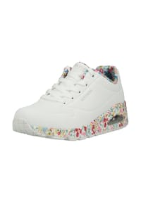SKECHERS® - Uno Sneaker "Majestic Garden", Memory Foam, für Damen - WMLT WHITE MULTI