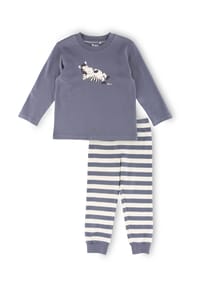 sigikid® - Pyjama Kinder Schlafanzug , für Kinder - blau/weiß