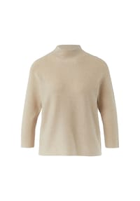comma, - Strickpullover, Stehkragen, für Damen - 82W2 BROWN