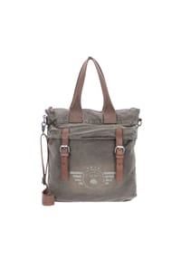 GREEN BURRY Vintage - Vintage Aviator Schultertasche 36 cm - camel