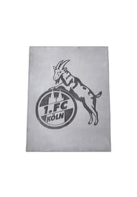 1. FC KÖLN Flanelldecke "Logo" - 1. FC KÖLN - GRAU