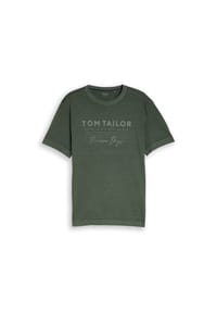 TOM TAILOR - T-Shirt, Baumwolle, für Herren - 26543 DEEP GEEN