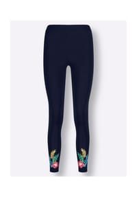SIEH AN! - Shirt + Leggings - marine-türkis-bedruckt