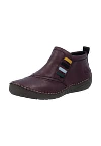 rieker - Lederimitat Stiefelette - Lila