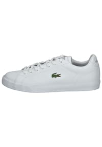 LACOSTE - Leder/Synthetik Sneaker - Weiß/Weiß