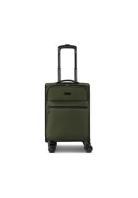 bugatti Valencia Soft - Valencia Soft 4 Rollen Kabinentrolley S 55 cm mit Dehnfalte - black