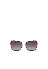 kazar - Sonnenbrille mit quadratischem Metallrahmen - Schwarz