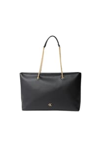 Calvin Klein - MINIMAL Shopper, Emblem, für Damen - UB1BLACK