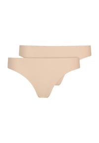 SNOCKS - Tanga, 2er-Pack, für Damen - 133 NUDE