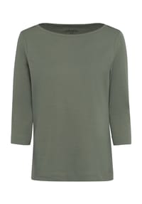 GALERIA - Shirt "Anja", 3/4-Arm, U-Boot-Ausschnitt, für Damen - BLACK