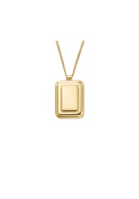 FOSSIL RAQUEL - Fossil Damen-Halskette Raquel aus goldfarbenem Edelstahl mit Anhänger, JF04951710 - GOLD