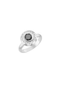 GIORGIO MARTELLO MILANO Ring mit Zirkonia schwarz und weiß, Silber 925 Bild 1