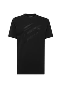 PLEIN SPORT - T-Shirt SCRATCH - black/black