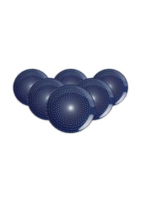 Ritzenhoff & Breker Dessertteller Royal Reiko ø 21,5 cm 6er Set blau-weiß - ROYAL - blau-weiß