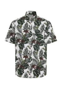 GALERIA - Hemd, Casual, gerader Schnitt, Langarm, Button-Down-Kragen, Herren - 1 BLANC