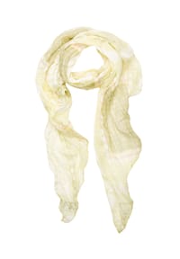 collezione alessandro® - Zarter Schal Vanilla in gelb pastell vanille, Made in Italy - gelb