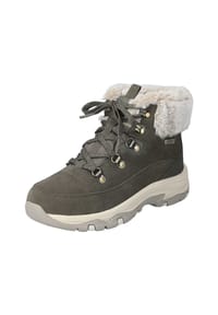 SKECHERS® - Winterstiefeletten "Trego - Snow Worries", Fütterung, wasserabweisend, für Damen - chocolate