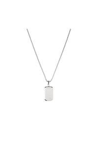 TOM TAILOR MEN - Herren Kette mit Anhänger, Edelstahl - SILBER