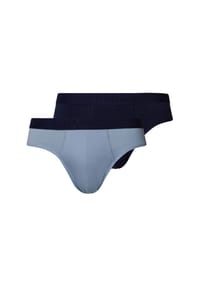 HANRO - Cotton Essentials Slip, 2er-Pack, für Herren - 3021 DEEP NAVY/SE