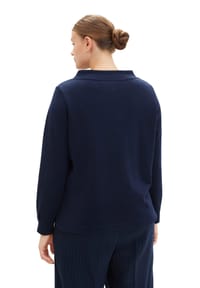 TOM TAILOR plus Sweatshirt, Stickerei, Stehkragen, für Damen Bild 3