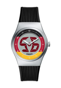 FOSSIL GERMANY - Herrenuhr World Flags Big Tic Germany "LE1239" - SILBER