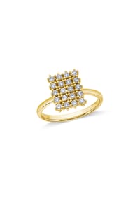 VANDENBERG - Damen Ring, 585er Gold, 20 Diamanten zus. ca. 0,40 Karat - Gelbgold
