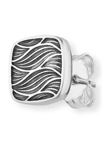 caї - Single-Ohrstecker 925/- Sterling Silber - Silbergrau