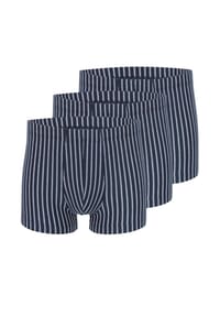 SCHIESSER - Retro Short / Pant 3er Pack 95/5 Essentials Organic Cotton - Dunkelblau