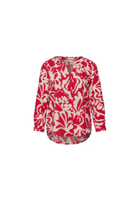 Street One - Shirtbluse, 3/4-Arm, für Damen - 27504 SALSA RED