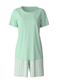 CALIDA - Flower Nights Shorty, Bio-Baumwolle, für Damen - 603 SOFT GREEN