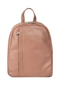 Samantha Look - Rucksack Echt Leder, Made In Italy - alt-rosa