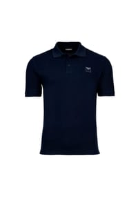 EMPORIO ARMANI - Poloshirt Kurzarmshirt mit Polokragen - blau