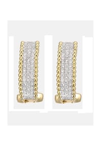 Diamant L'eternel - Creolen, mit 0.25 ct Diamant, 750 Gelbgold - gold