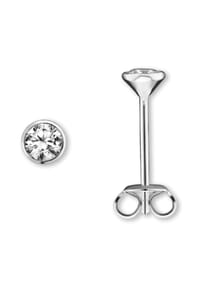 ONE ELEMENT Shine Bright Line - Zirkonia Ohrringe Ohrstecker aus 925 Silber - silber