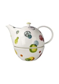 Goebel - Teekanne mit Stövchen Colori - Bunt