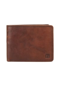 BODENSCHATZ - Geldbörse Echt Leder - cognac