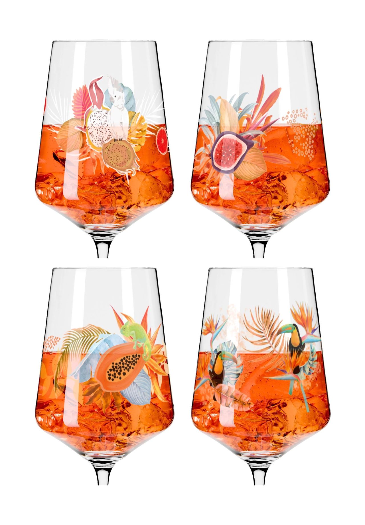 RITZENHOFF Gläser-Set, 4-teilig Sommerrausch | GALERIA