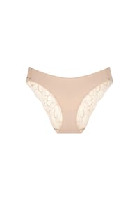 Triumph - Body Make-Up Illusion Lace Brazilian Slip, Spitze, für Damen - 00NZ NUDE BEIGE