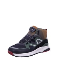 RICOSTA® - Lederimitat/Textil Sneaker SPIN - Schwarz/Senf