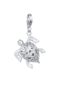 Nenalina - Charm Schildkröte Meer Strand Ornament 925 Silber - Silber