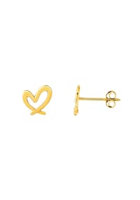 XENOX - Damen Ohrstecker, 375er Gelbgold - GELBGOLD