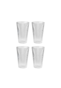 stelton Wassergläser, 4-teilig - PILASTRO - CLEAR