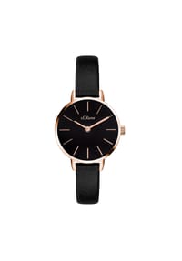 s.Oliver - Uhr - zeitlos und elegant - braun