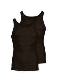 mey - Unterhemd / Tanktop 2er Pack Software - Schwarz