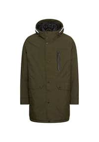 camel active - teXXXactive® Mantel mit Kapuze - Waldgrün