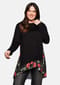 sheego by JoeBrowns Longshirt mit floral bedruckten Einsätzen Bild 2